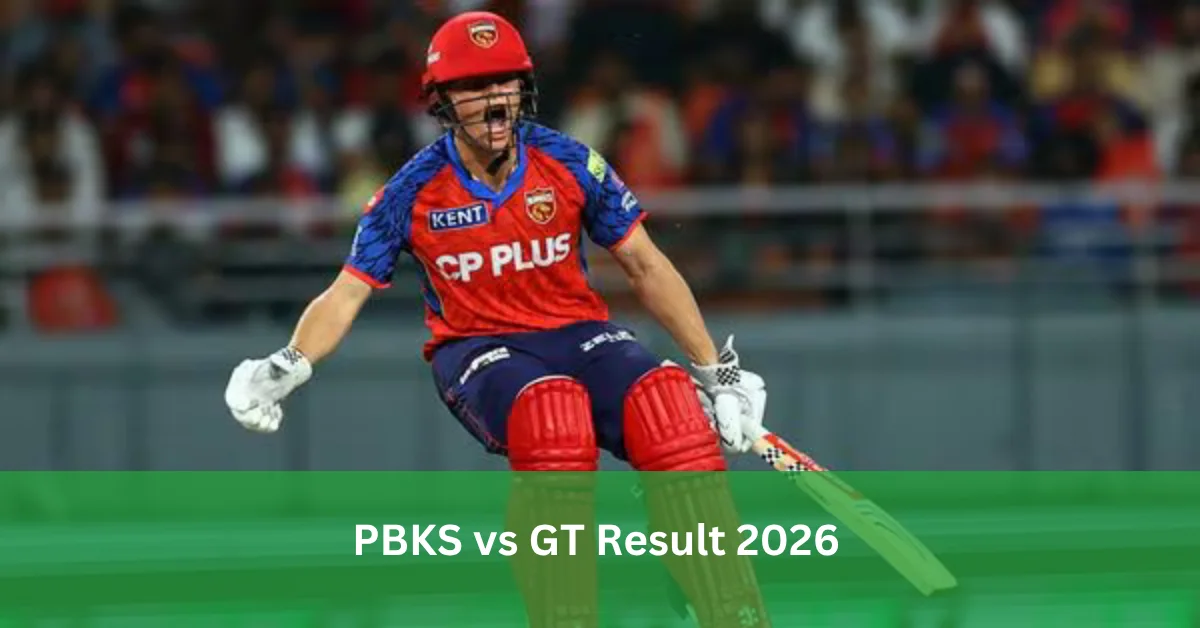 PBKS vs GT Result 2026