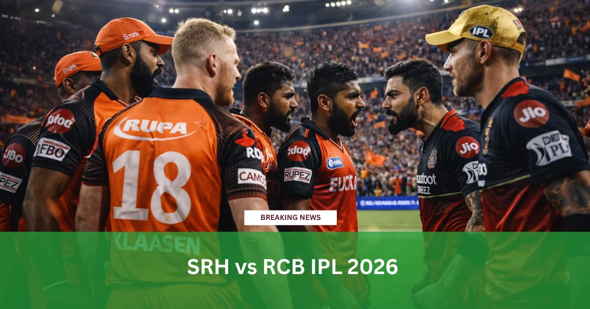 SRH vs RCB IPL 2026