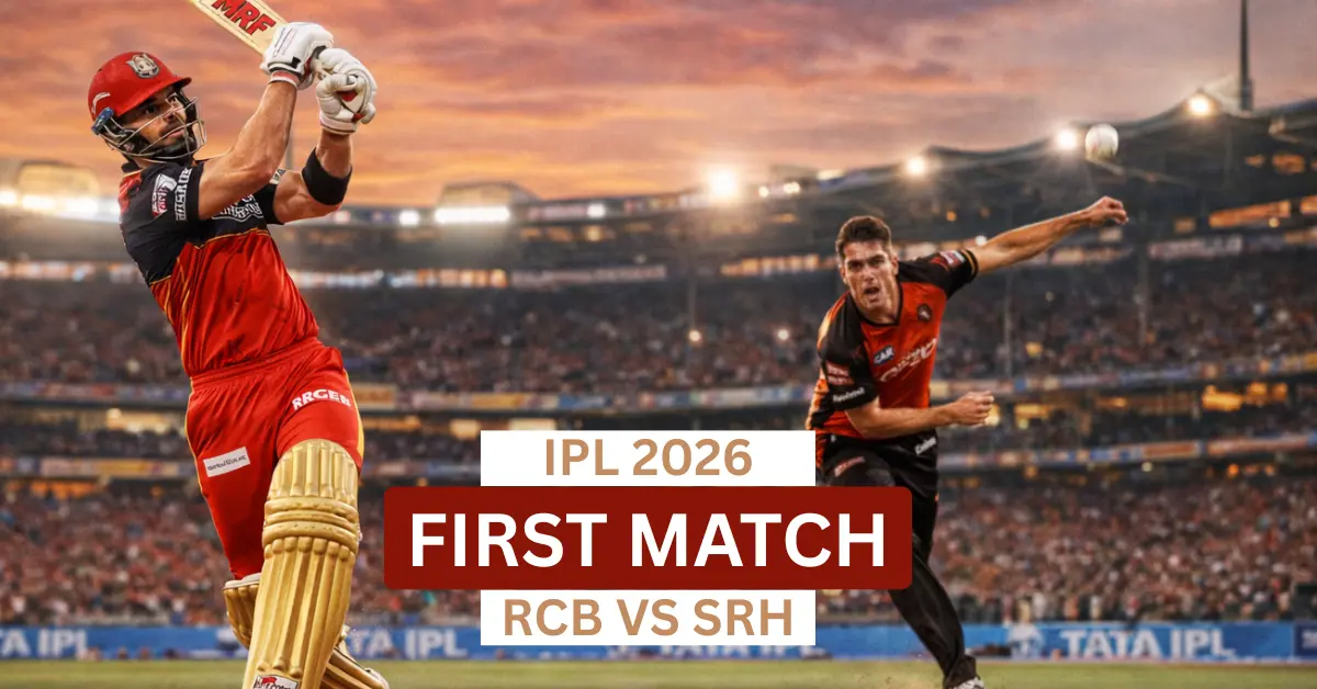ipl 2026 first match rcb vs srh date time venue