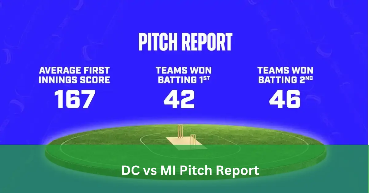 DC vs MI Pitch Report