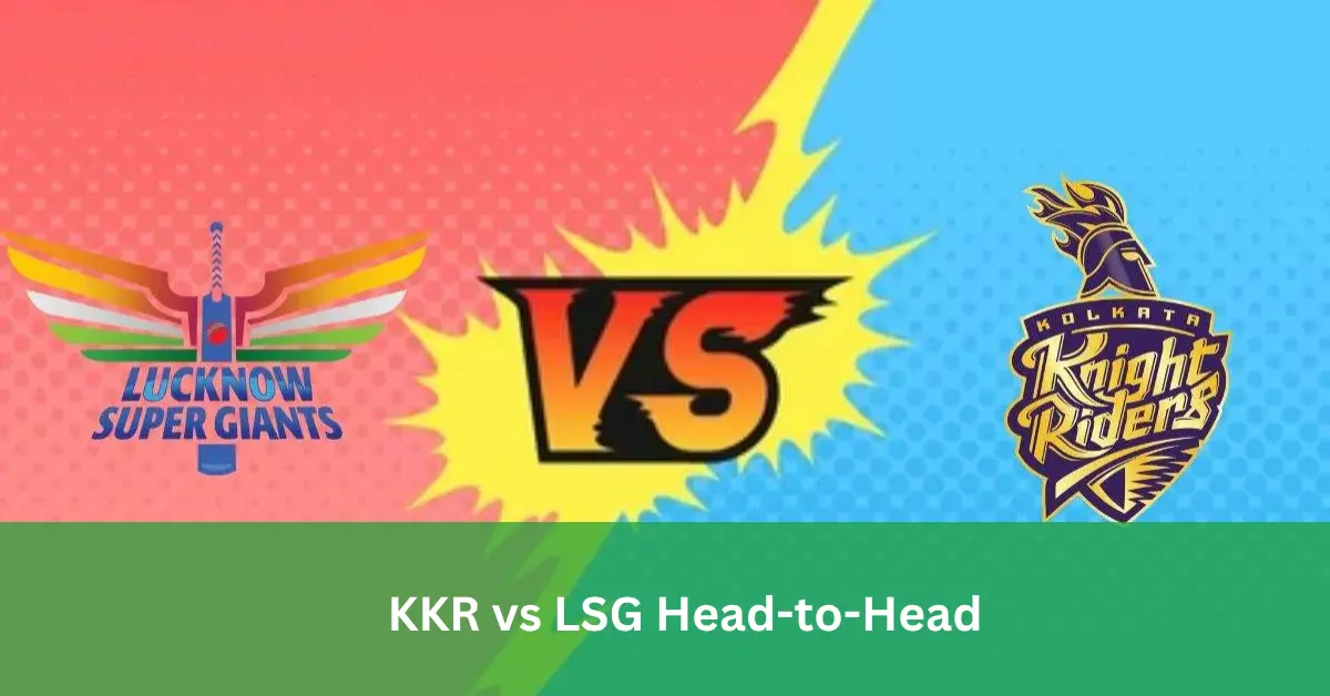 KKR vs LSG Head-to-Head
